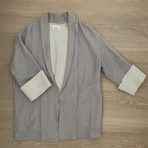 Aritzia Wilfred Drapey Blazer in Ashen